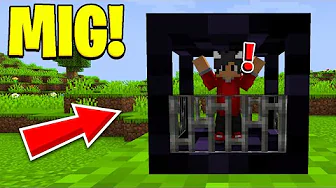 Jeg Er Fanget I Et MINI Fængsel I Minecraft!