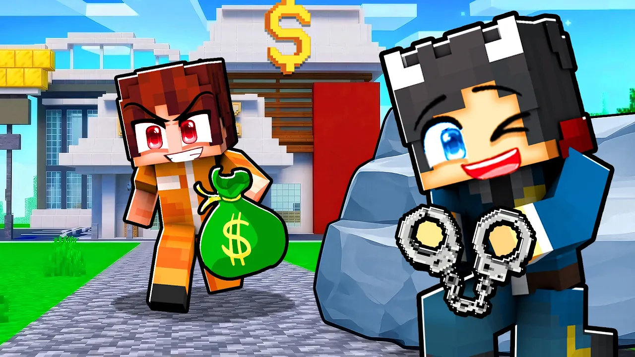 Jeg Lever Som Politi En Hel Dag I Minecraft!