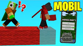 Minecraft, Men Vi Spiller Imod Mobil Spillere!