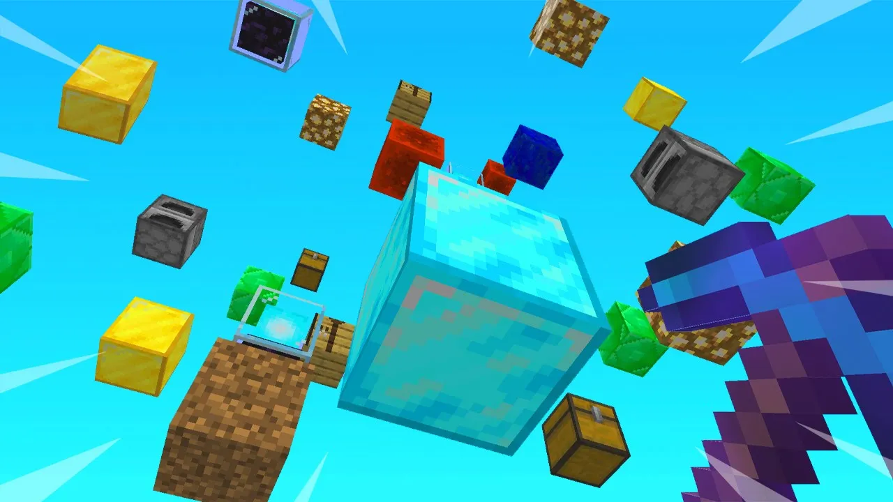 Det Regner Med BLOCKS I Minecraft!