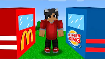 McDonalds VS Burger King I Minecraft!
