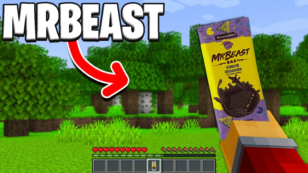 Jeg Smager MRBEAST CHOKOLADE I Minecraft!