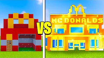 Hvem Kan Bygge Den Flotteste MCDONALDS I Minecraft!