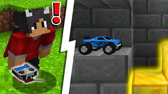 Røver Bank Med FJERNSTYRET BIL I Minecraft!