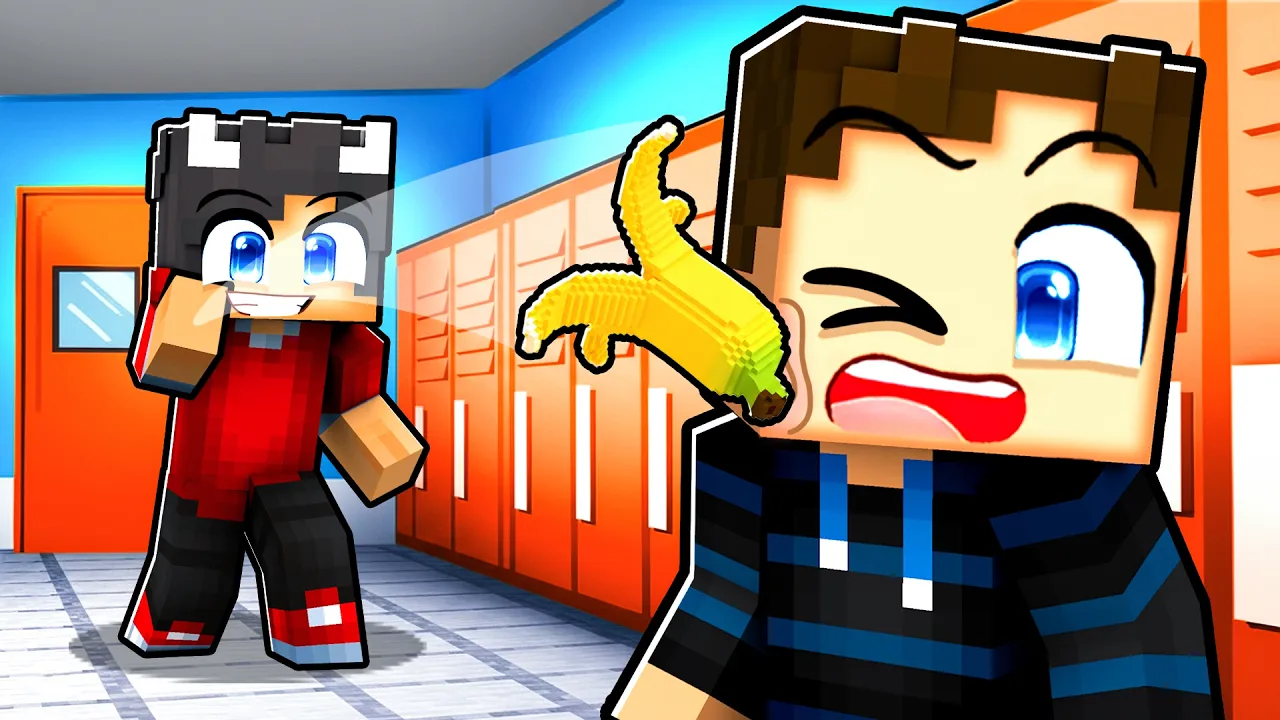 Jeg Pranker Judex Hele Dagen På En Skole I Minecraft!