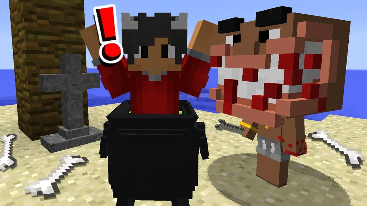 Jeg Bliver Spist Af En KANNIBAL I Minecraft!