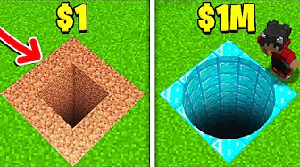 $1 VS $1.000.000 Hul I Minecraft!