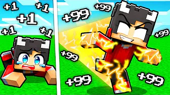 Minecraft, Men 1 Sekund = +1 SPEED!