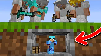 Jeg Bygger Et MINI HUS For At Overleve I Minecraft!