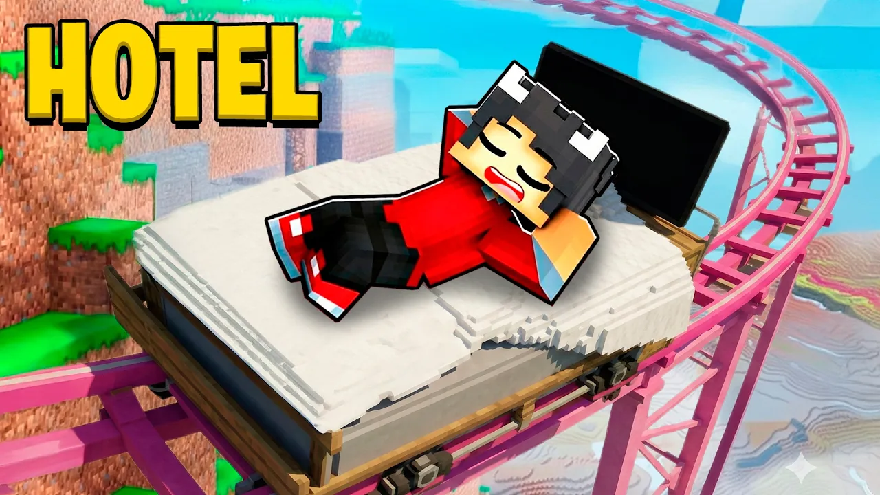 Overnatter På Det Dummeste Hotel I Minecraft!