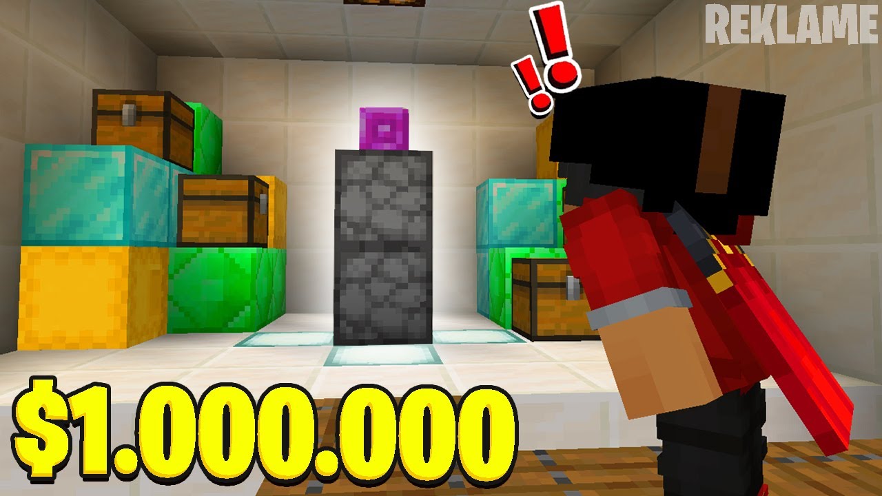 Vi Bliver Millionære Ved At Røve En BANK I Minecraft!