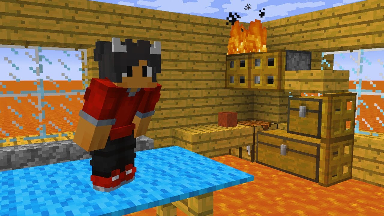 Minecraft, Men HELE Jorden Er Lava!