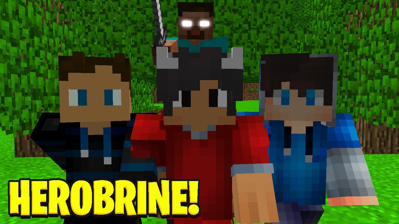 Vi Bliver Jagtet Af HEROBRINE I Minecraft!