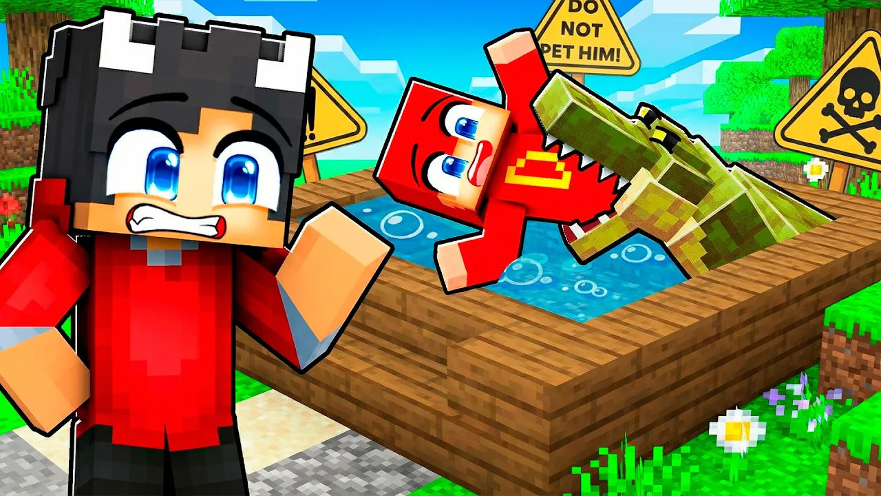 Doodie Får Den Farligste Pool I Minecraft!