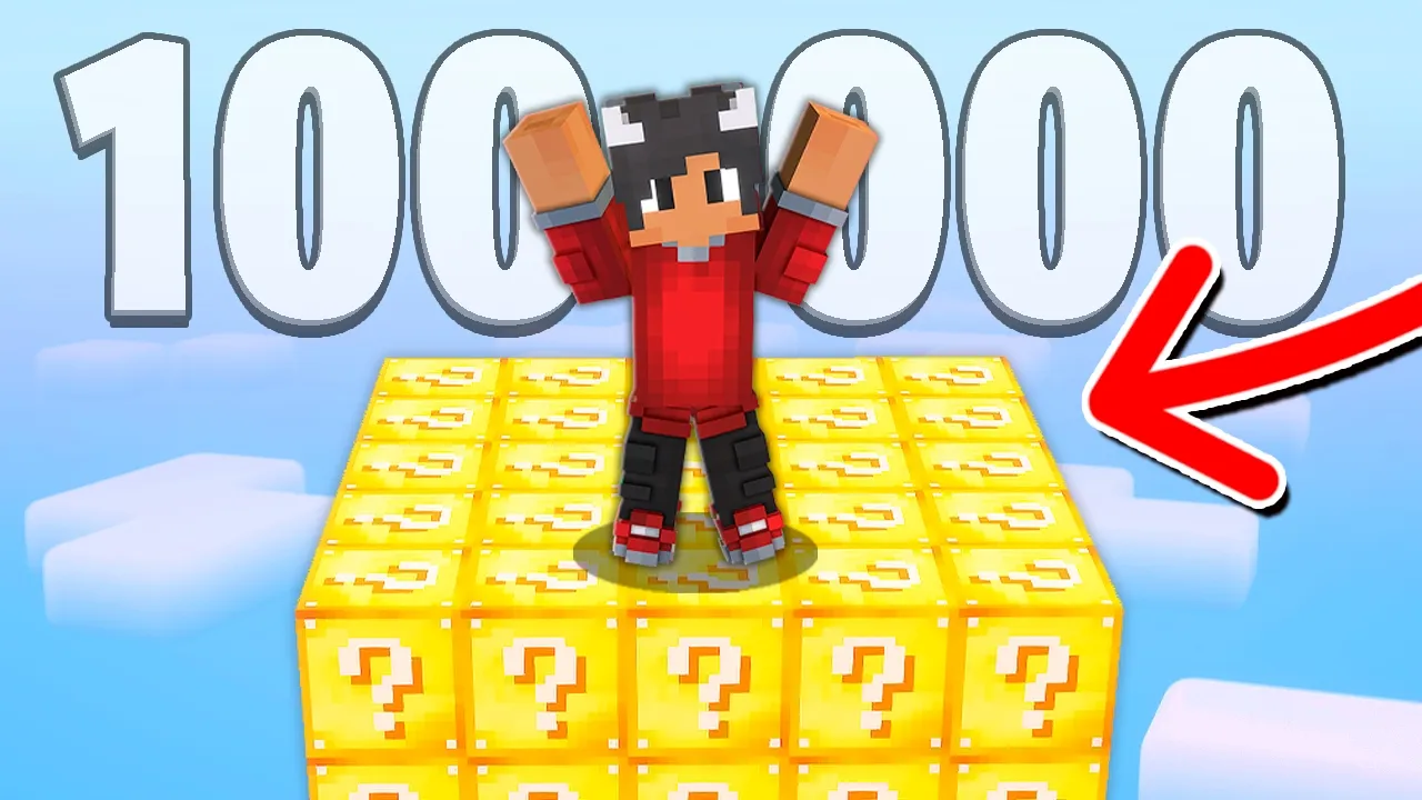 Kan Jeg Overleve På En LUCKY BLOCK CHUNK I Minecraft?