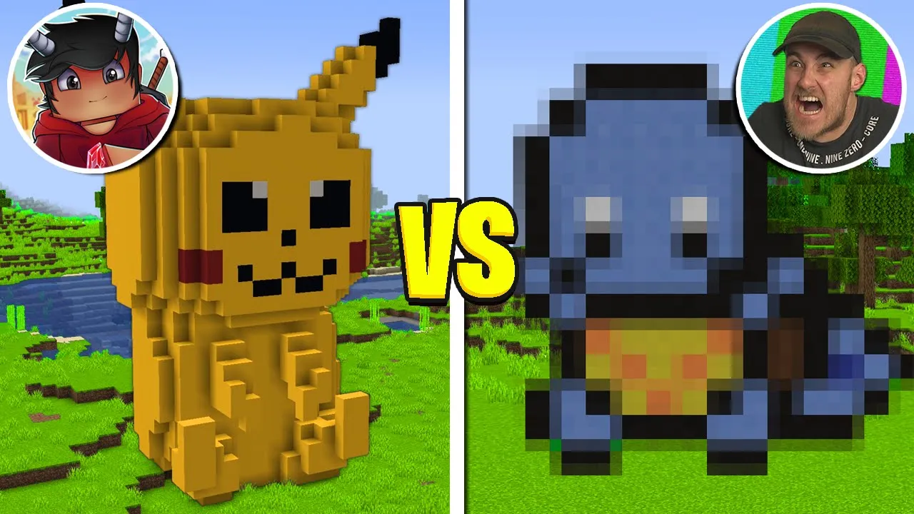 Hvem Kan Bygge Den Flotteste POKEMON I Minecraft?
