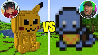 Hvem Kan Bygge Den Flotteste POKEMON I Minecraft?