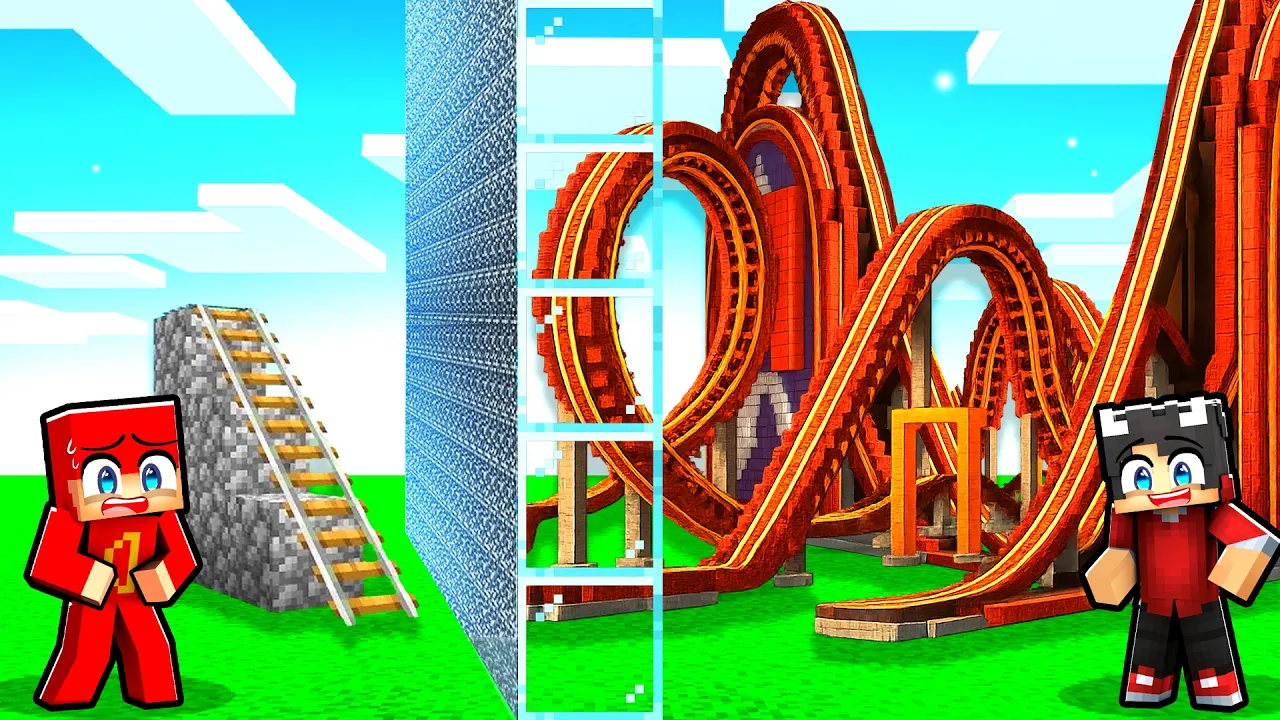 Jeg SNYDER Doodie I En Bygge Konkurrence I Minecraft!