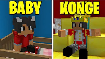 Vi Går Fra BABY Til KONGE I Minecraft!