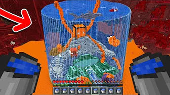 Hvordan Jeg Byggede Et AKVARIE I Nether I Minecraft?