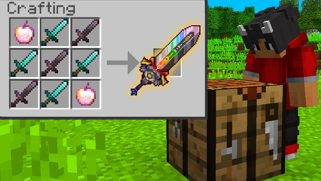 Jeg Crafter De Mest OP SVÆRD I Minecraft!