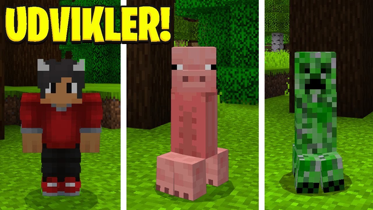 Jeg UDVIKLER Mig Til En Creeper I Minecraft!