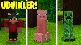 Jeg UDVIKLER Mig Til En Creeper I Minecraft!