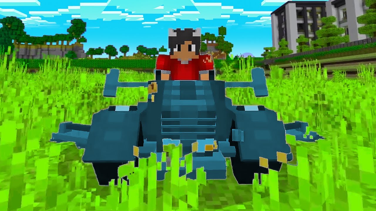 Jeg Slår Græs Med Den BEDSTE GRÆSLÅMASKINE I Minecraft!