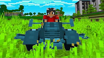 Jeg Slår Græs Med Den BEDSTE GRÆSLÅMASKINE I Minecraft!