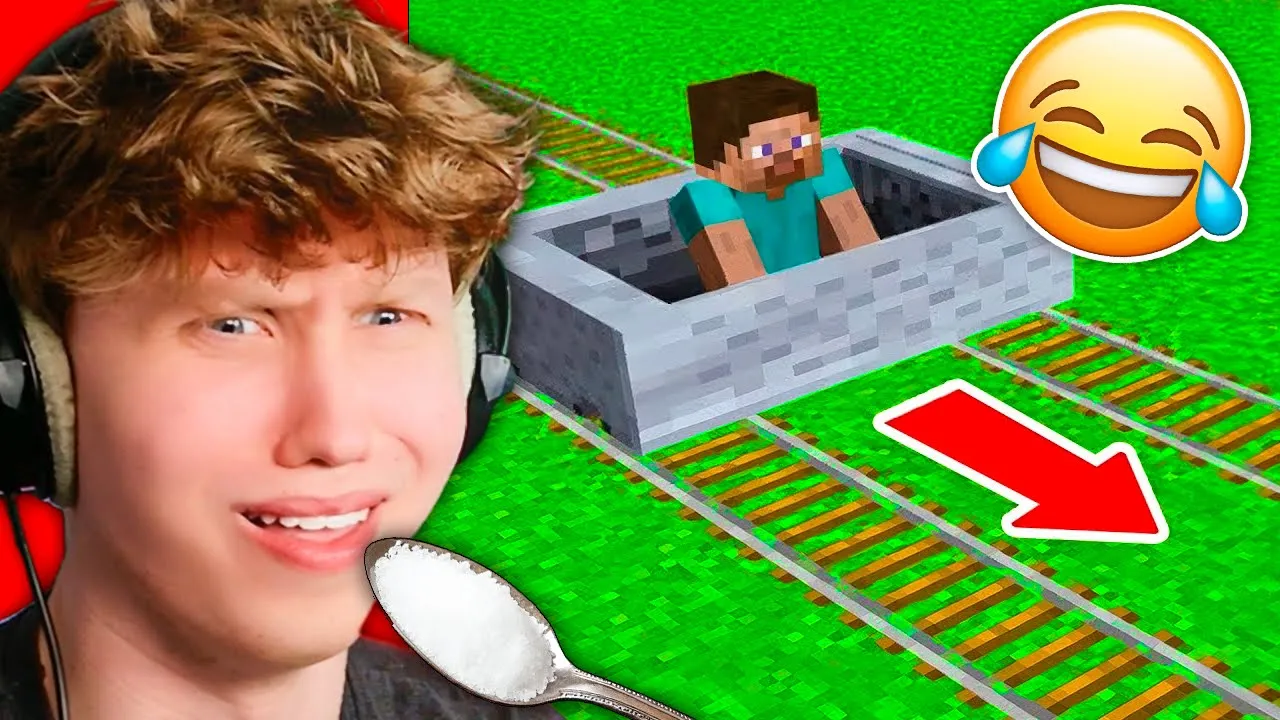 Hvis Jeg Griner Af Denne Minecraft Video Spiser Jeg SALT!