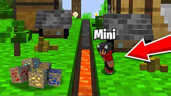 Min MINI Verden Er Splittet Midt Over I Minecraft!