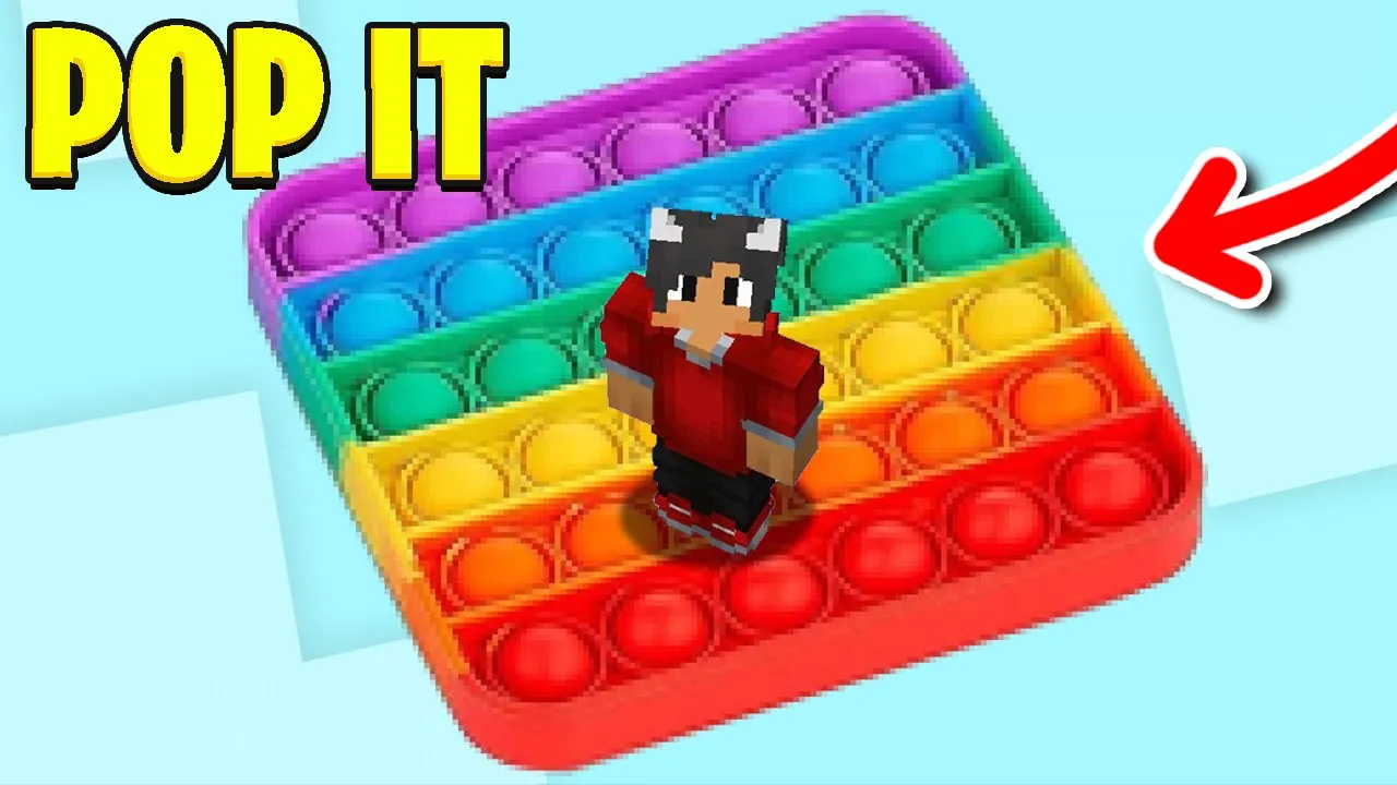 Kan Jeg Overleve På En Kæmpe POP IT I Minecraft?
