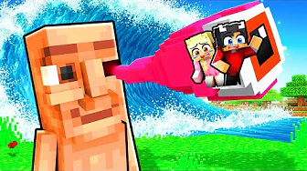 Overlever Tsunami Inde I En BRAINROT I Minecraft!