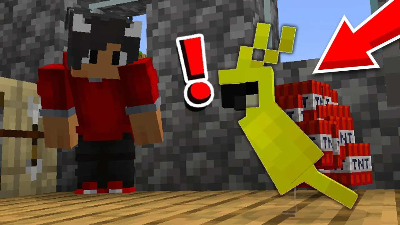 Min Ven Er En Papegøje I Minecraft!