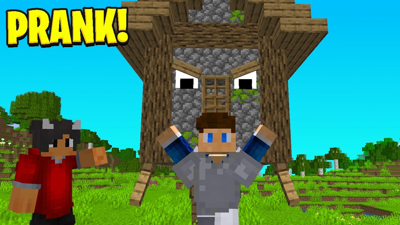 Huse Er Blevet Levende I Minecraft Prank!