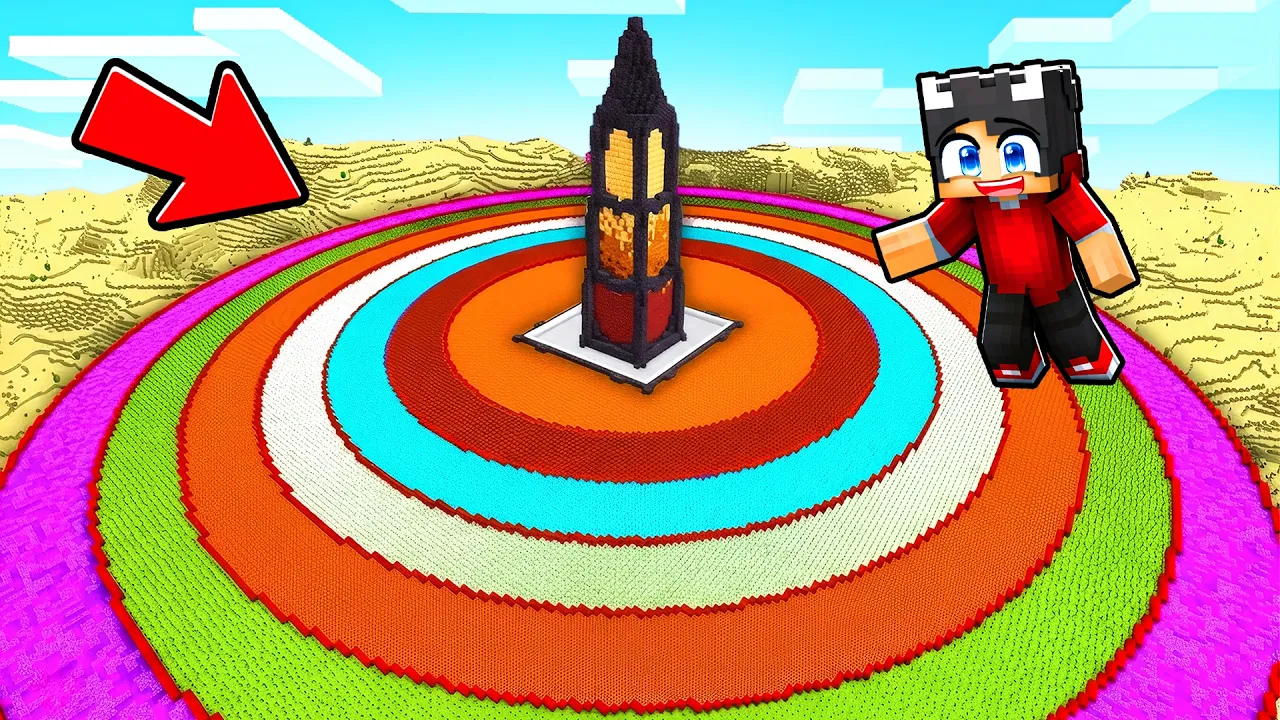 Jeg Bygger Det SIKRESTE TÅRN I Minecraft!