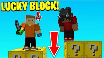 Hvem Når Først Til Bunden Af Lucky Block Tårnet I Minecraft!