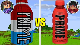 Hvem Kan Bygge Den Flotteste PRIME I Minecraft?