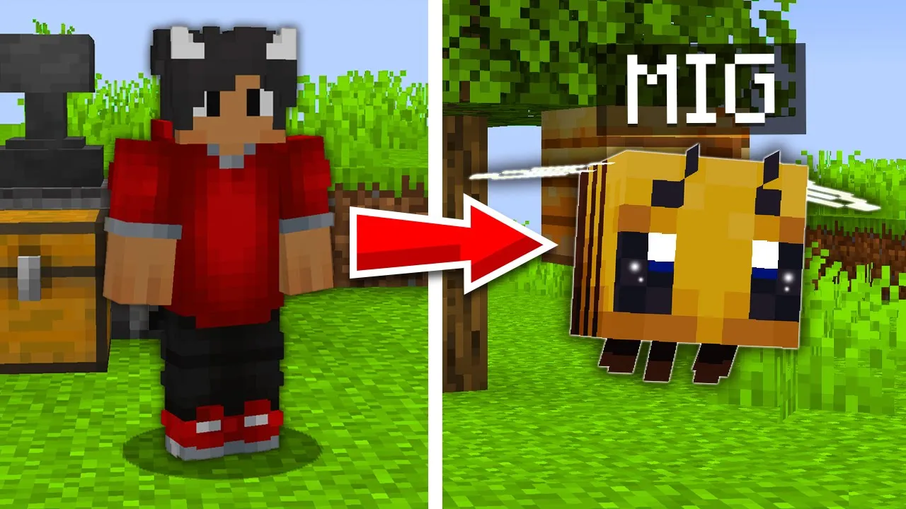 Jeg Bliver Til En BI I Minecraft!