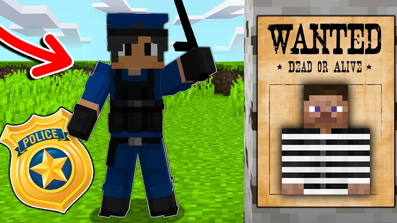 Jeg Bliver POLITIMAND I Minecraft!