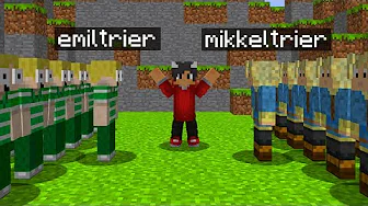 Jeg KLONER EmilTrier og MikkelTrier I Minecraft!