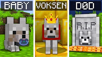 Vi Lever Et Helt Liv Som ULV I Minecraft!