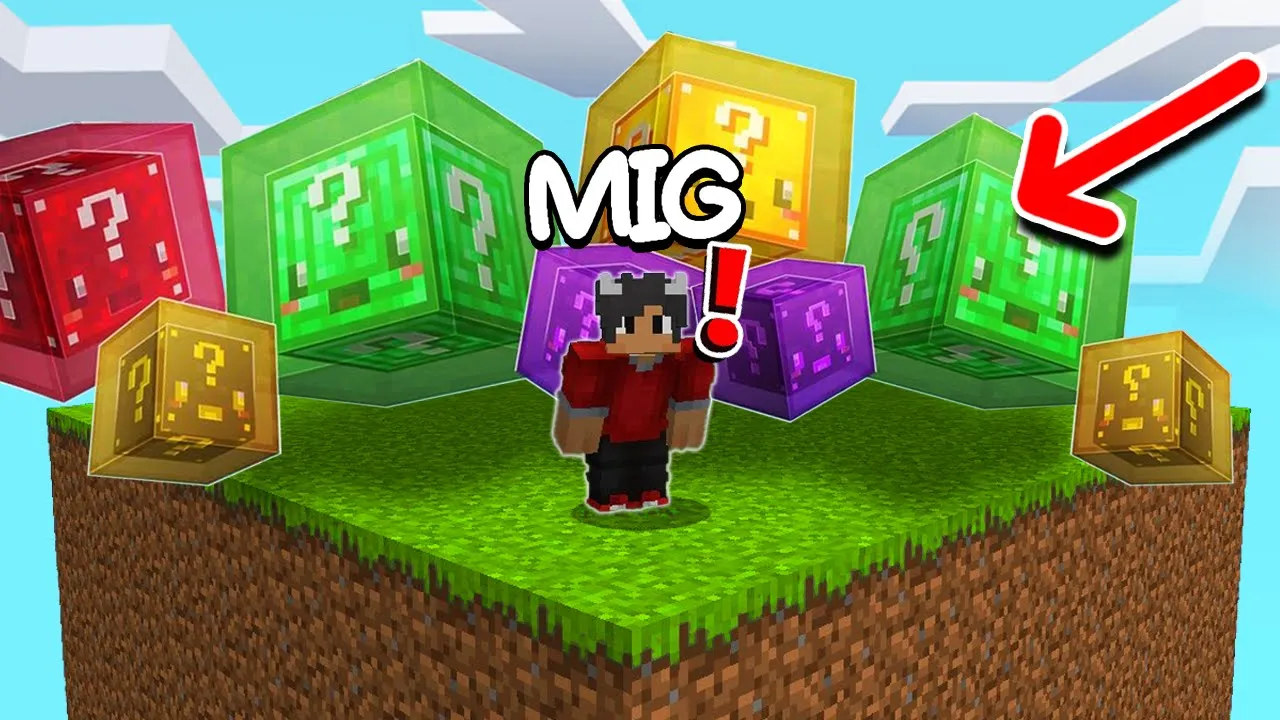 Kan Jeg Klare Minecraft Med LUCKY BLOCK SLIMES?