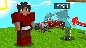 Vi Spiller Bedwars Med En PROFESSIONEL I Minecraft!