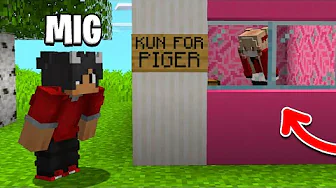 Jeg Joinede En Verden KUN FOR PIGER I Minecraft!