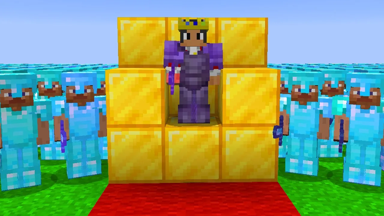 Jeg Overtager Et Helt KONGERIGE I Minecraft!