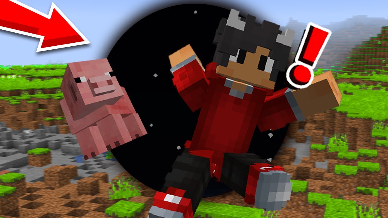 Jeg Bliver Suget Ind I Et SORT HUL I Minecraft!