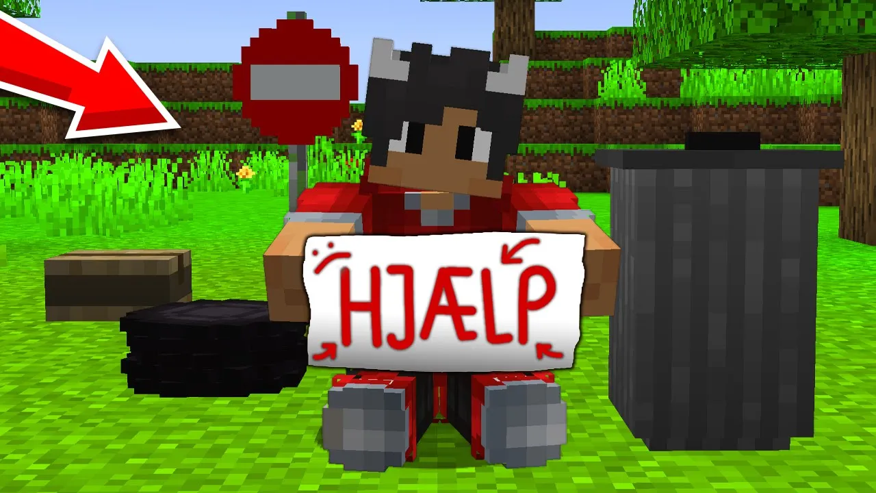 Jeg Er HJEMLØS I Minecraft!