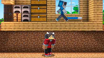 Jeg Bygger En HEMMELIG BASE Under Phoxy's Hus I Minecraft!