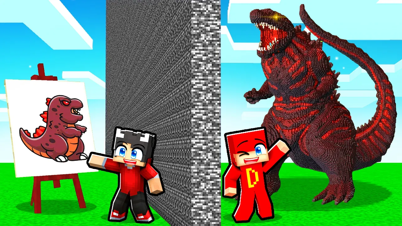 Hvem Kan Bygge Tegningen I Minecraft?